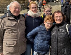 Steffi, Egbert, Renate, Max (11) and Leo (10)